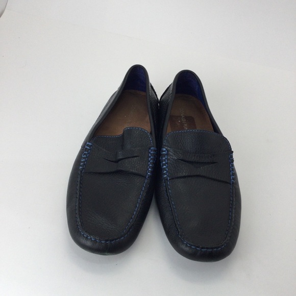 Donald Pliner‎ Vinco 3 Men\'s Black Leather Driving Loafers size 7.5 main image 5